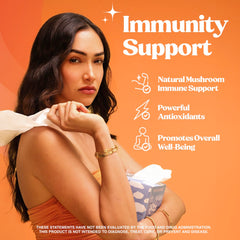 Vitamin C and zinc supplement imagery associated with immune support