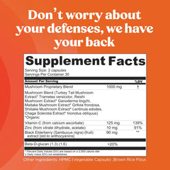 Immunity concept with a shield and natural ingredients