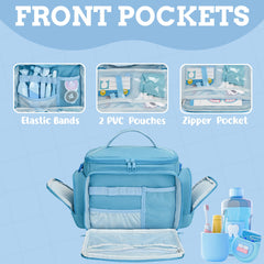 Blue carrying case exterior showing dent kit compatibility.