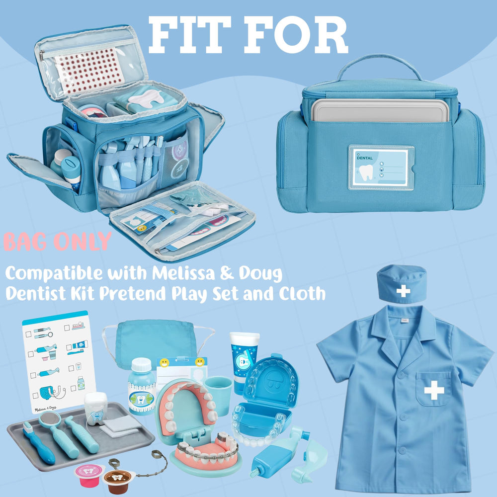 Front organizer pockets for tools and accessories.