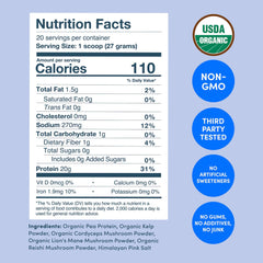 Further Food organic vegan protein powder jar for dairy-free nutrition