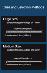 L size ear grip for glasses with 5.5mm arms