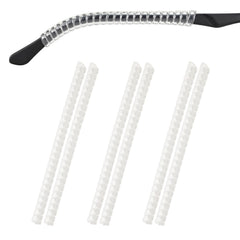 Fusanwin eyeglass ear cushion set with 3 pairs in clear color