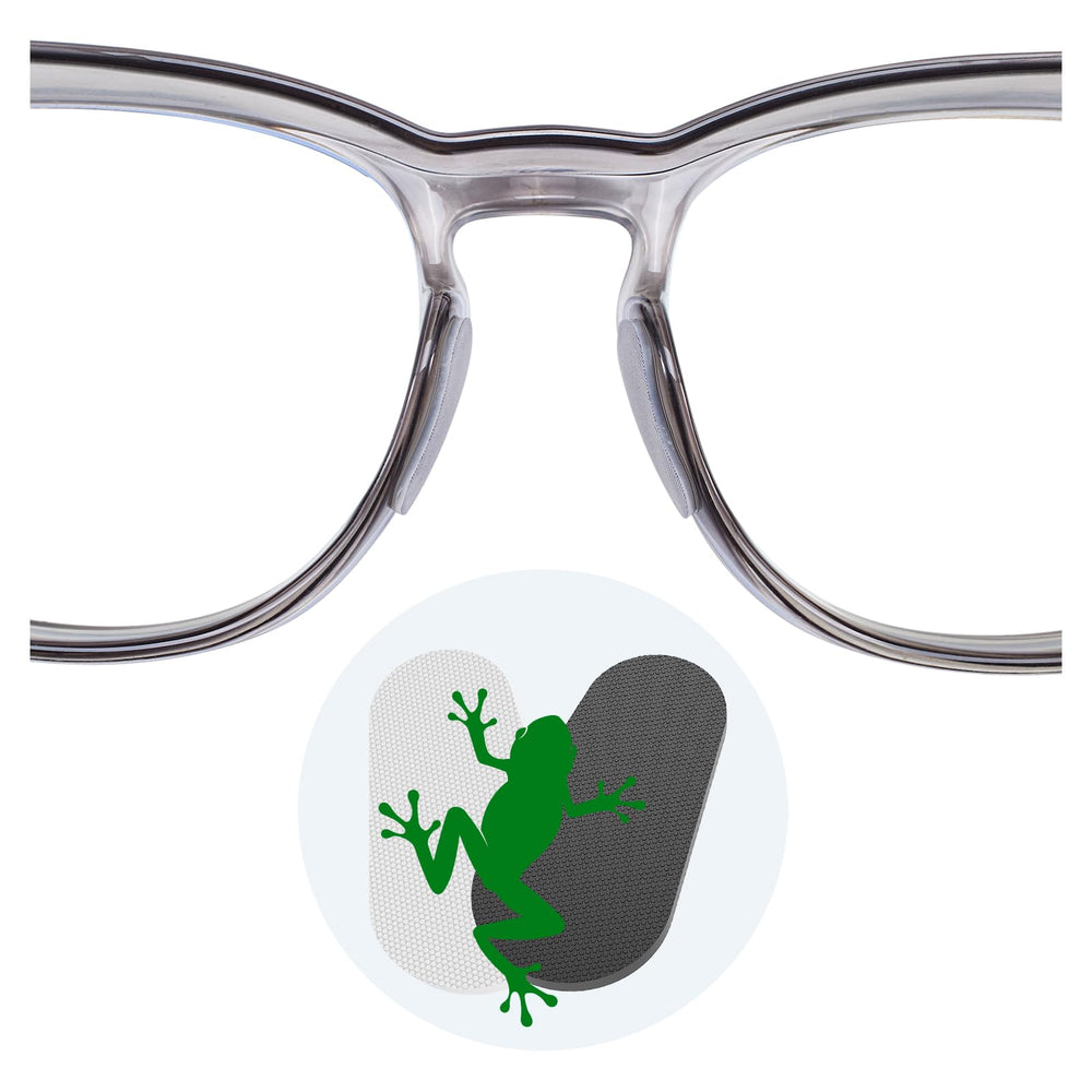 Fusanwin frog-inspired eyeglass nose pads close-up