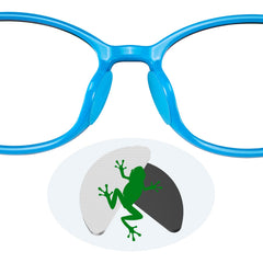 Close-up of Frog-Grip microfibers on nose pads