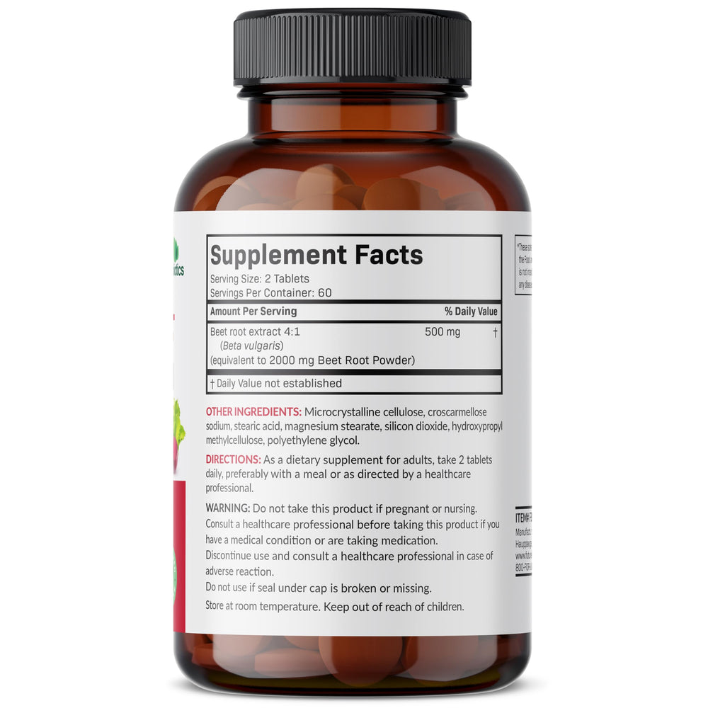 Close-up of beet root extract powder