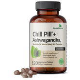 Futurebiotics Chill Pill+ bottle label and tablet bottle