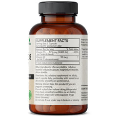 Label showing Non-GMO and key ingredients