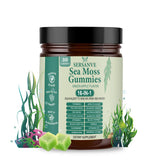 FW ZONE Sea Moss Gummies bottle with green apple flavor