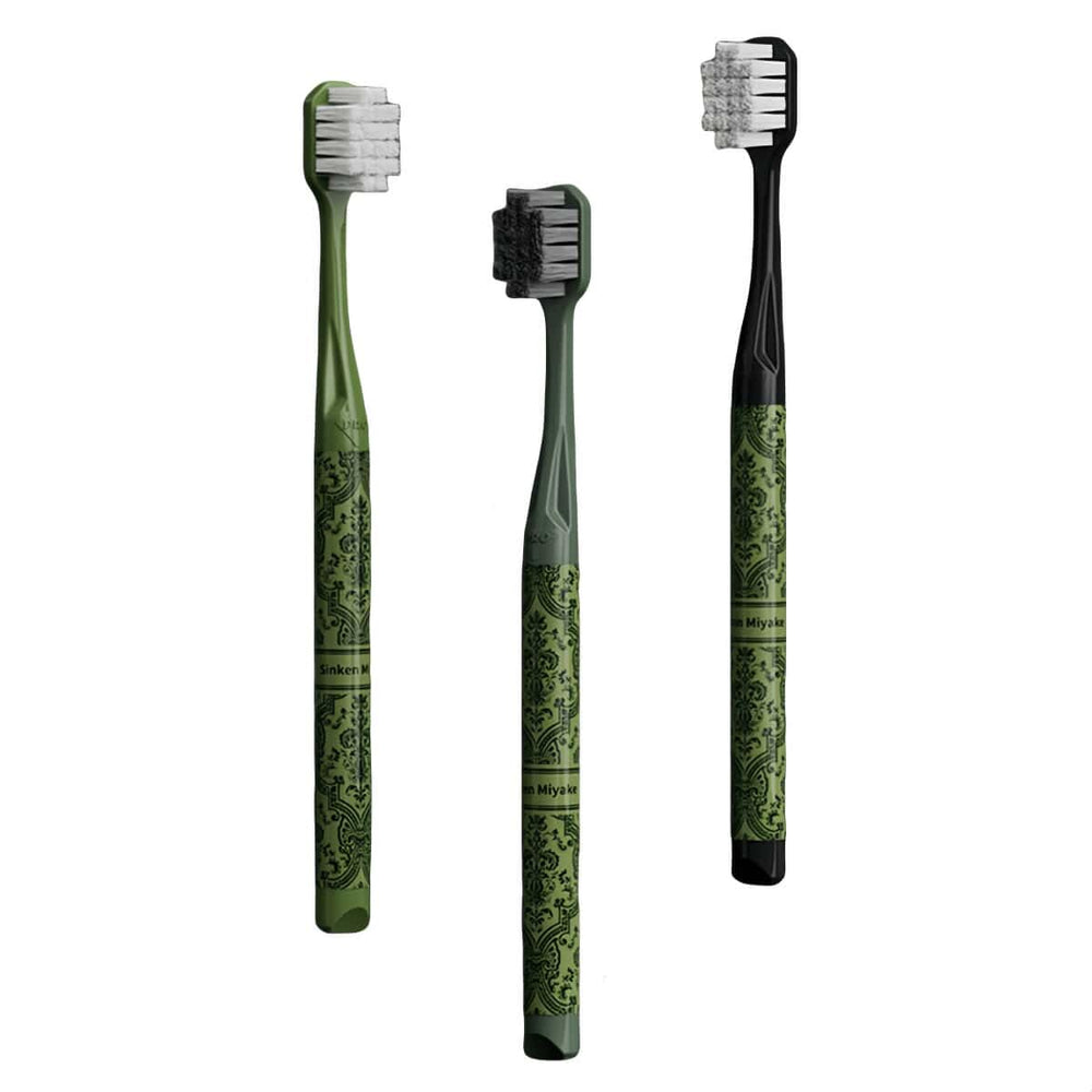 Toothbrush set packaged and ready for gifting