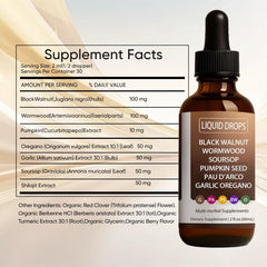 Pau d'arco and turmeric extracts in the formula