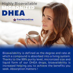 Close-up of 99% pure DHEA in liquid form