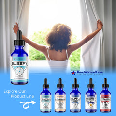 Adults, teens, and kids using Sleepy liquid drops for sleep support