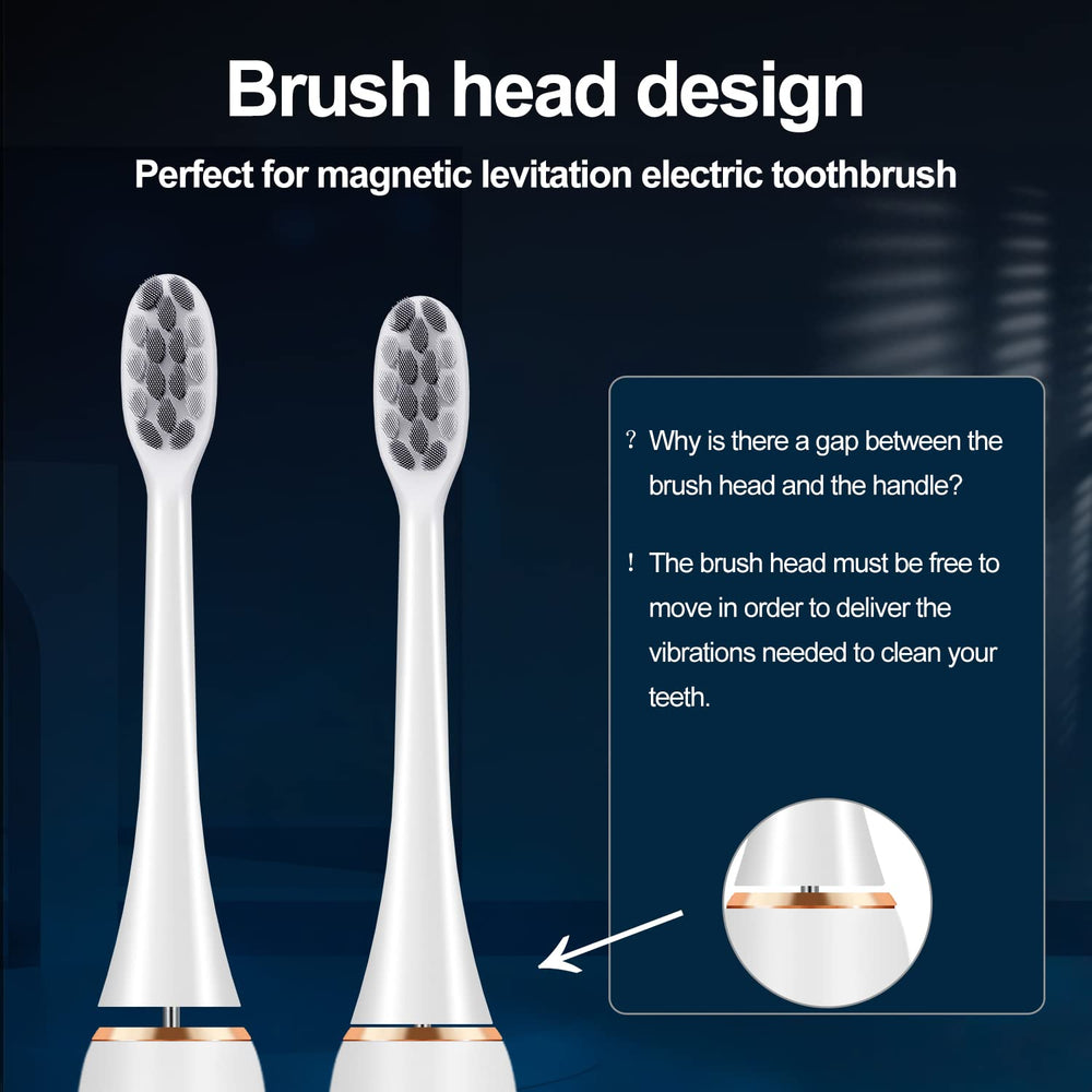 FXQQZZ A2 W-shaped toothbrush head, small size – 4-pack, image 4
