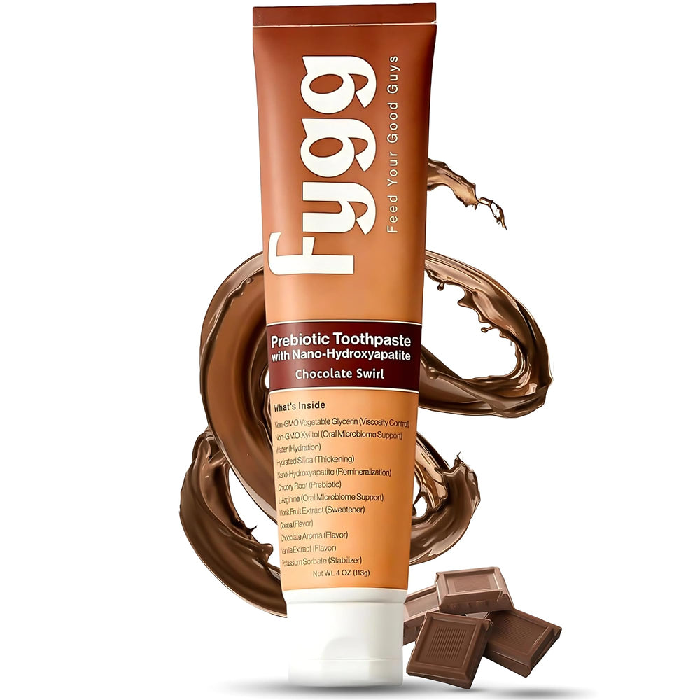 Fygg Nano-Hydroxyapatite Toothpaste with Chocolate Swirl 4 oz tube