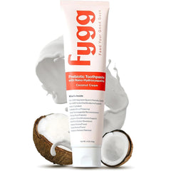 Fygg Coconut Cream toothpaste packaging and tube