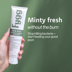 Non-GMO ingredients in Fygg fluoride-free toothpaste