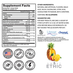 Chromax chromium picolinate, L-Carnitine and herbal extracts included in FYRE'D UP