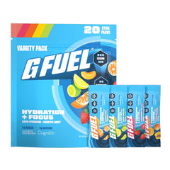 G Fuel Electrolytes Lemon packet for quick hydration and on-the-go focus.