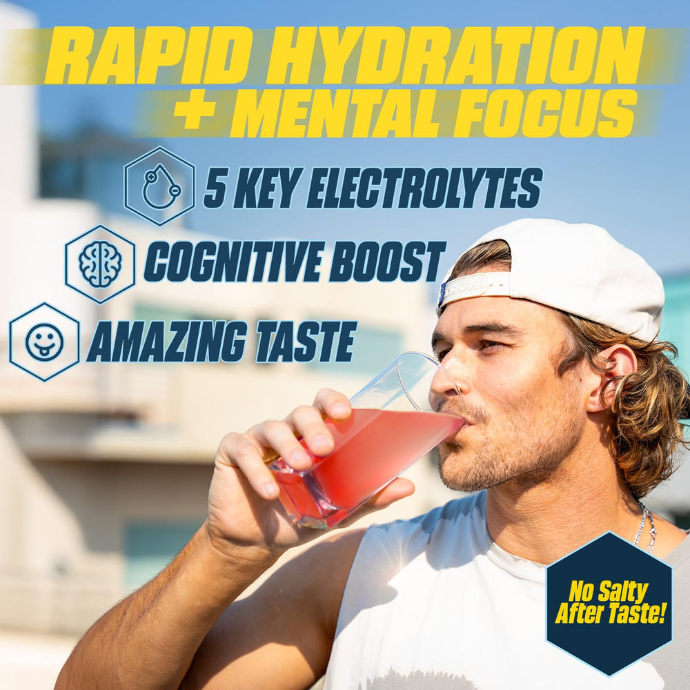 G Fuel Electrolytes Peach Packets ideal for on-the-go hydration during workouts and study sessions.