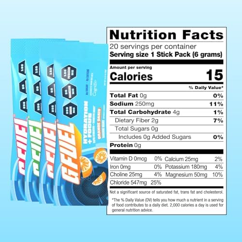 G Fuel Electrolytes travel packets ideal for workouts and commutes.