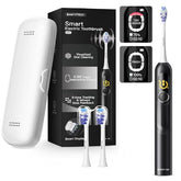 SAKYPRORAL G5S Black AI Electric Toothbrush with Smart Display (front view)