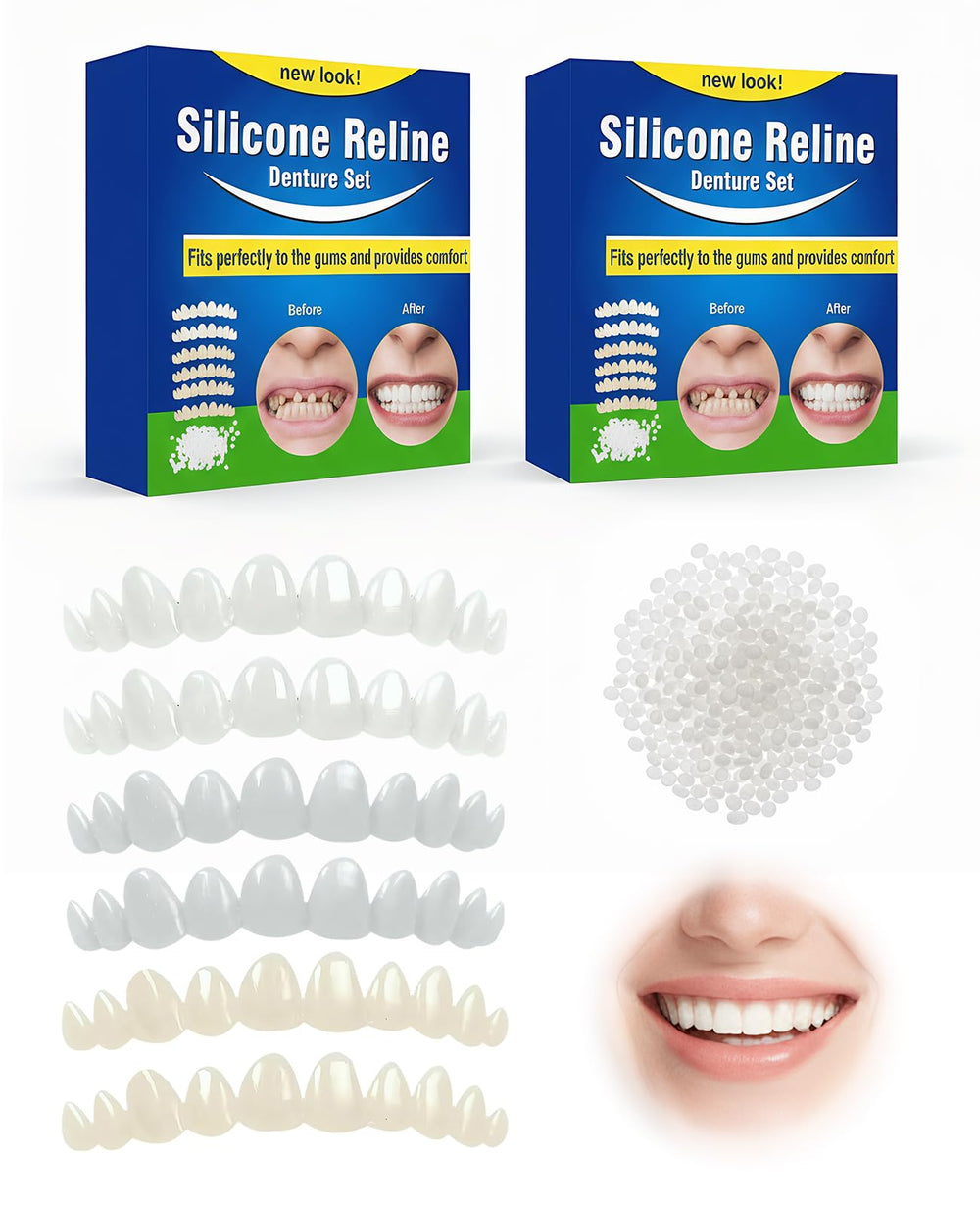 Gaahkai 12PCS Missing Tooth Replacement Kit product photo showing packaging
