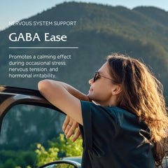 Herbal components passionflower, skullcap and hops in GABA Ease