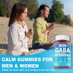 GABA Gummies 500 mg bottle side view