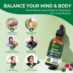 Texture shot of mixed berry GABA drops bottle