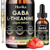 GABA L-Theanine Drops Strawberry flavor bottle