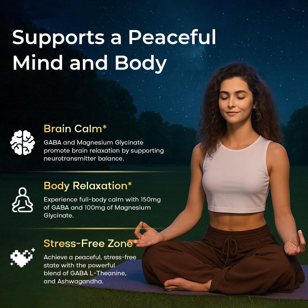 GABA L-Theanine Gummies ingredients: GABA, L-Theanine, Magnesium