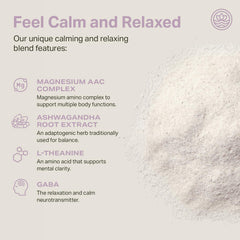 GABA L-Theanine Magnesium calming complex ingredients