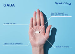 GABA 750mg packaging box