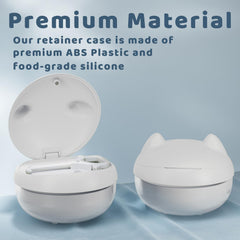 Multi-use storage inside Gaboolo case for retainers and small items