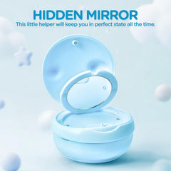 Silicone sealing ring close-up on Gaboolo Blue Cat case