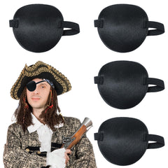 Gabrella 4 Pcs Eye Patches for Adults close-up of soft polyester fabric
