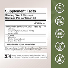 Promotional card for Gade Nutrition Nitric Oxide Booster