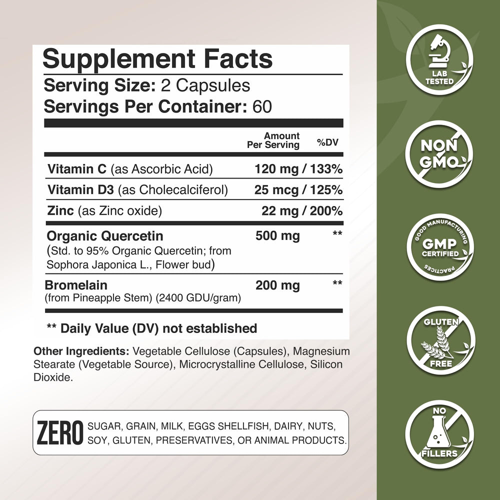 Bottle displaying Made in USA label