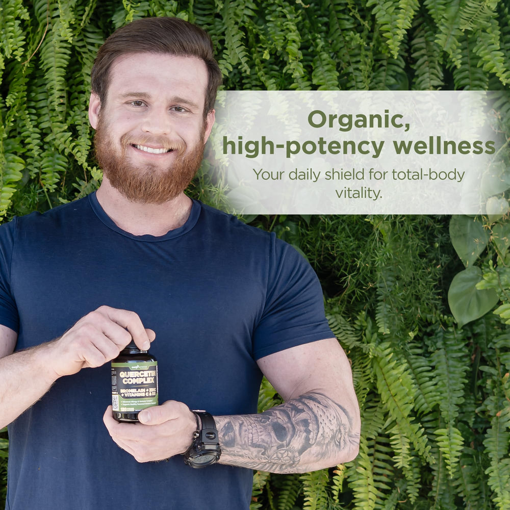 Third-party tested seal on Quercetin Complex packaging