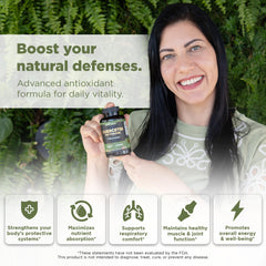 Gade Nutrition Quercetin Phytosome with Bromelain bottle back view and ingredients