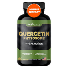 Gade Nutrition Quercetin Phytosome with Bromelain bottle front view