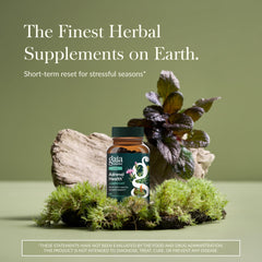 Close-up of Gaia Herbs Adrenal Health Jump Start capsules