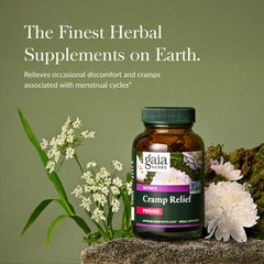 Gaia Herbs Cramp Relief white peony root ingredient