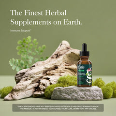 Gaia Herbs etiqueta a detalle con ingredientes y beneficios claros