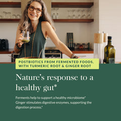 Organic turmeric with ginger sauerkraut juice extract in capsule