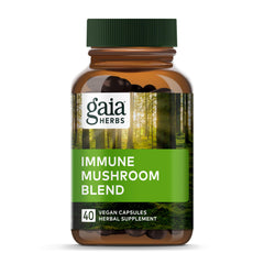 Hero image of Gaia Herbs Immune Mushroom Blend bottle