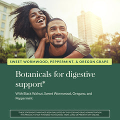 Peppermint leaf in Gaia Herbs Microbiome Cleanse may ease digestive discomfort.