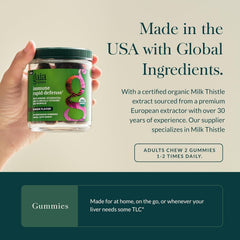 Milk thistle extract ingredient bottle