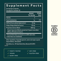 Brain health concept for Gaia Herbs Nootropic Focus